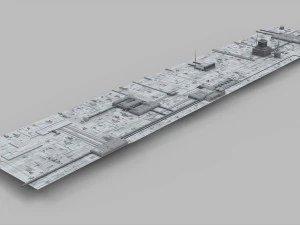 Sci-fi architecture elements collection 10 3D Model