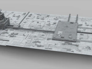 Sci-fi architecture elements collection 10 3D Model