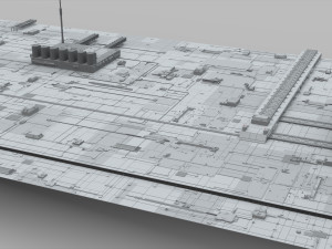 Sci-fi architecture elements collection 10 3D 모델