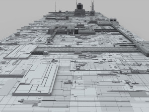 Sci-fi architecture elements collection 10 3D 모델
