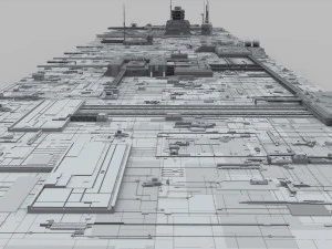 Sci-fi architecture elements collection 10 3D Model
