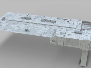 Sci-fi architecture elements collection 10 3D Model
