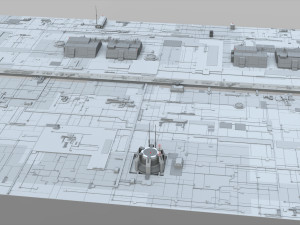 Sci-fi architecture elements collection 10 3D 모델