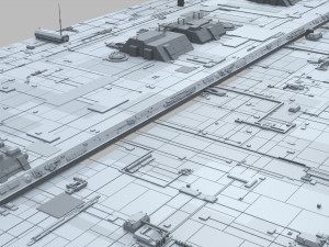 Sci-fi architecture elements collection 10 3D 모델