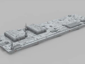 Sci-fi architecture elements collection 10 3D Model