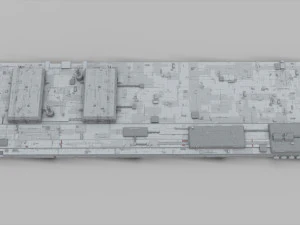 Sci-fi architecture elements collection 10 3D Model