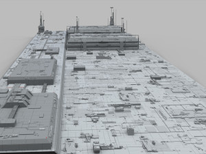 Sci-fi architecture elements collection 10 3D 모델