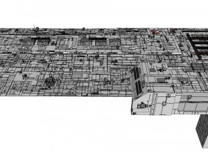Sci-fi architecture elements collection 10 3D Model