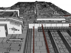 Sci-fi architecture elements collection 10 3D Model