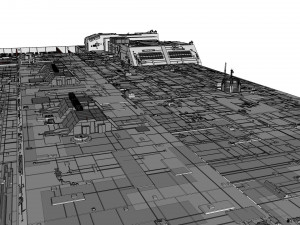 Sci-fi architecture elements collection 10 3D 모델