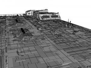 Sci-fi architecture elements collection 10 3D Model