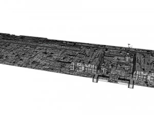 Sci-fi architecture elements collection 10 3D Model