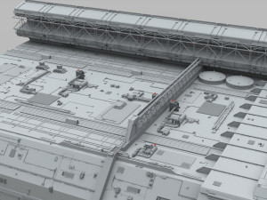 Sci-fi architecture elements collection 9 Modelo 3D