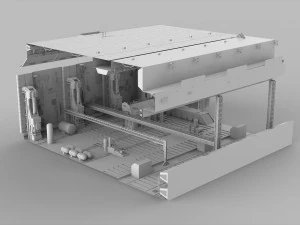 Sci-fi architecture elements collection 9 3D Model