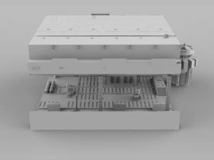 Sci-fi architecture elements collection 9 3D Model