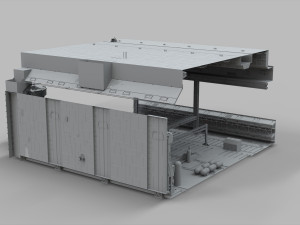 Sci-fi architecture elements collection 9 Modelo 3D