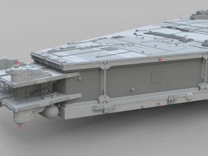 Sci-fi architecture elements collection 9 3D Model