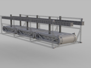 Sci-fi architecture elements collection 9 Modelo 3D