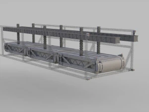 Sci-fi architecture elements collection 9 3D Model