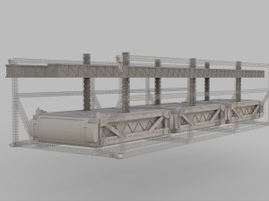 Sci-fi architecture elements collection 9 Modelo 3D