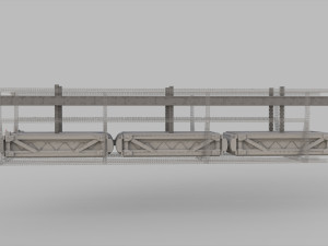 Sci-fi architecture elements collection 9 Modelo 3D