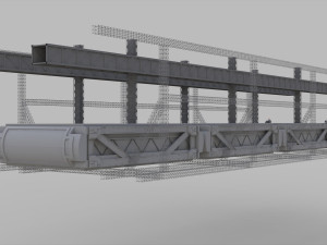 Sci-fi architecture elements collection 9 Modelo 3D