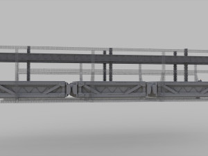 Sci-fi architecture elements collection 9 Modelo 3D