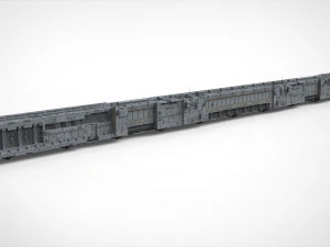 Cole&ccedil;&atilde;o de elementos de arquitetura de fic&ccedil;&atilde;o cient&iacute;fica 8 Modelo 3D
