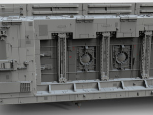 Sci-fi architecture elements collection 8 Model 3D