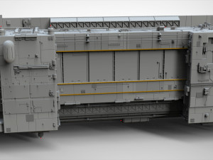 Sci-fi architecture elements collection 8 Model 3D