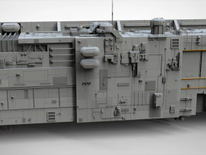 Cole&ccedil;&atilde;o de elementos de arquitetura de fic&ccedil;&atilde;o cient&iacute;fica 8 Modelo 3D