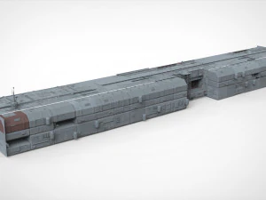 Cole&ccedil;&atilde;o de elementos de arquitetura de fic&ccedil;&atilde;o cient&iacute;fica 8 Modelo 3D