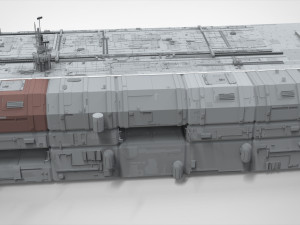 Sci-fi architecture elements collection 8 Model 3D
