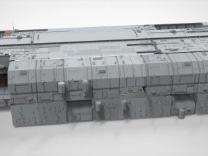 Cole&ccedil;&atilde;o de elementos de arquitetura de fic&ccedil;&atilde;o cient&iacute;fica 8 Modelo 3D