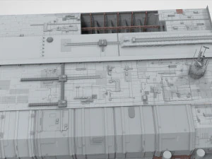 Cole&ccedil;&atilde;o de elementos de arquitetura de fic&ccedil;&atilde;o cient&iacute;fica 8 Modelo 3D