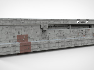Sci-fi architecture elements collection 8 Model 3D