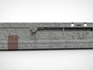 Cole&ccedil;&atilde;o de elementos de arquitetura de fic&ccedil;&atilde;o cient&iacute;fica 8 Modelo 3D