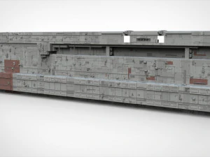 Cole&ccedil;&atilde;o de elementos de arquitetura de fic&ccedil;&atilde;o cient&iacute;fica 8 Modelo 3D