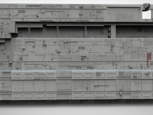 Sci-fi architecture elements collection 8 Model 3D