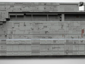 Cole&ccedil;&atilde;o de elementos de arquitetura de fic&ccedil;&atilde;o cient&iacute;fica 8 Modelo 3D