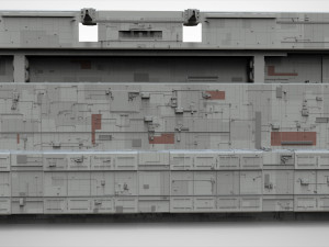 Sci-fi architecture elements collection 8 Model 3D