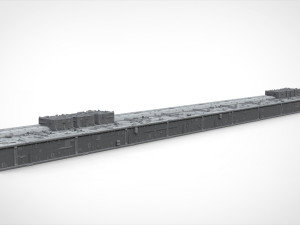Sci-fi architecture elements collection 8 Model 3D