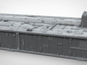 Sci-fi architecture elements collection 8 Model 3D
