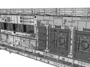 Sci-fi architecture elements collection 8 Model 3D