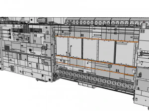 Cole&ccedil;&atilde;o de elementos de arquitetura de fic&ccedil;&atilde;o cient&iacute;fica 8 Modelo 3D