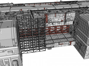 Sci-fi architecture elements collection 8 Model 3D