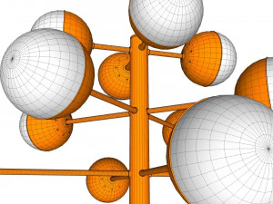 Lampadario Modello 3D