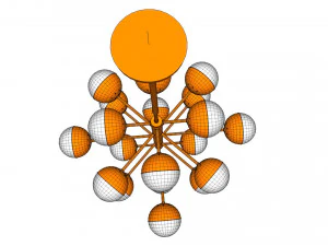 Lampadario Modello 3D