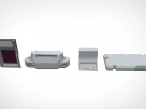 Sci-fi architecture elements collection 22 3D Model