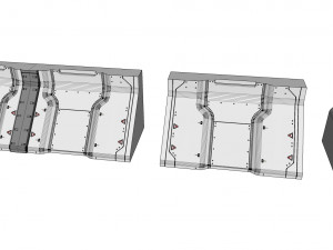 Sci-fi architecture elements collection 22 3D Model